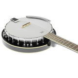 Karrera 6-String Resonator Banjo -  Black