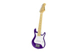 Karrera Electric Childrens Guitar Kids - Purple - Side View