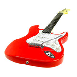 Karrera 39-Inch Electric Guitar in Stunning Red Finish - Front View