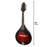 Karrera Premium 8-String Electric Mandolin - Side View