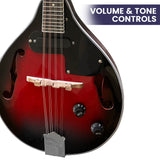 Karrera Premium 8-String Electric Mandolin - 45-Degree Angle
