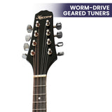 Karrera Premium 8-String Electric Mandolin - Rear View
