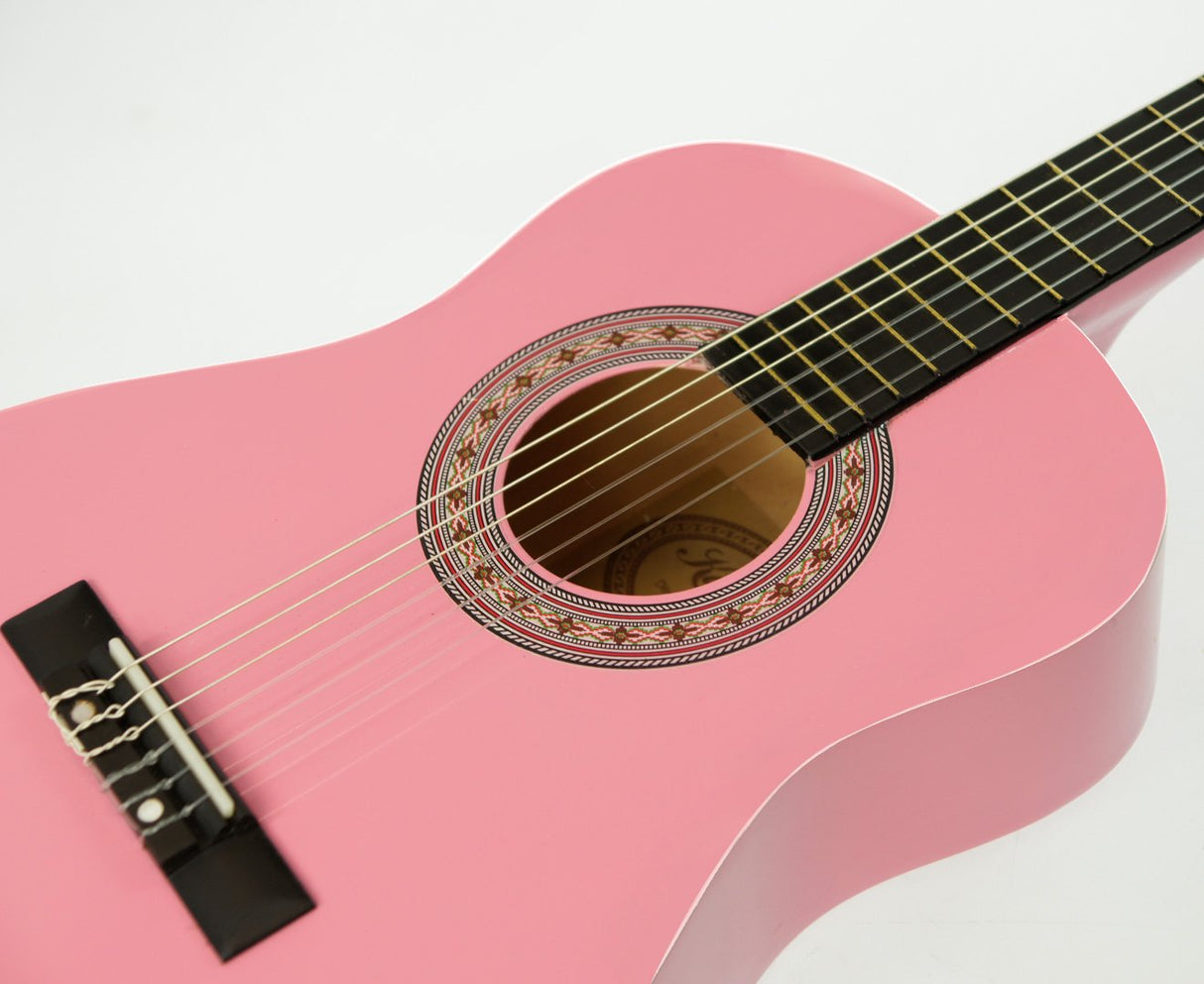 Karrera 34 Kids Acoustic Guitar - Pink Edition