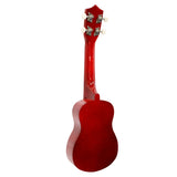 Karrera 21-Inch Natural Wood Ukulele - Front View