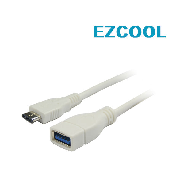 EZCool 0.2M Skymaster Type C to USB 3.0 Adapter Cable - White