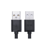 UGREEN 2M USB 2.0 A to A Male Cable - Black (Model 10311) - Front View