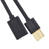UGREEN 1.5M USB 2.0 A Male to Female Extension Cable (Model 10315) - Side View