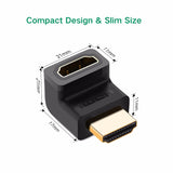 UGREEN 6ft USB 3.0 A to B Male Printer Cable (Model 10372) - Side View