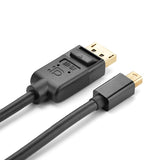 UGREEN 2M Mini DisplayPort to DisplayPort Cable - Top-Down View