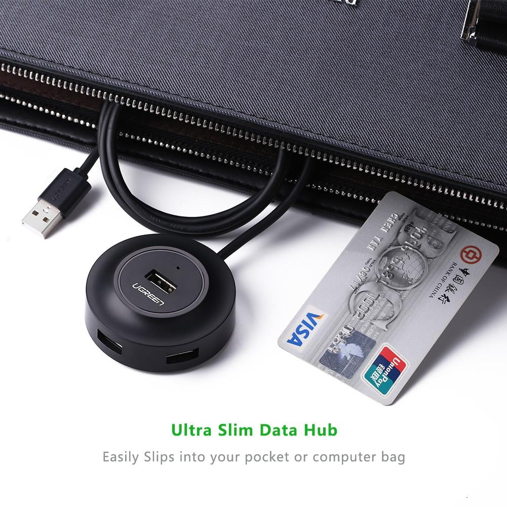 UGREEN 4-Port USB 2.0 Hub with 80CM Extension Cable