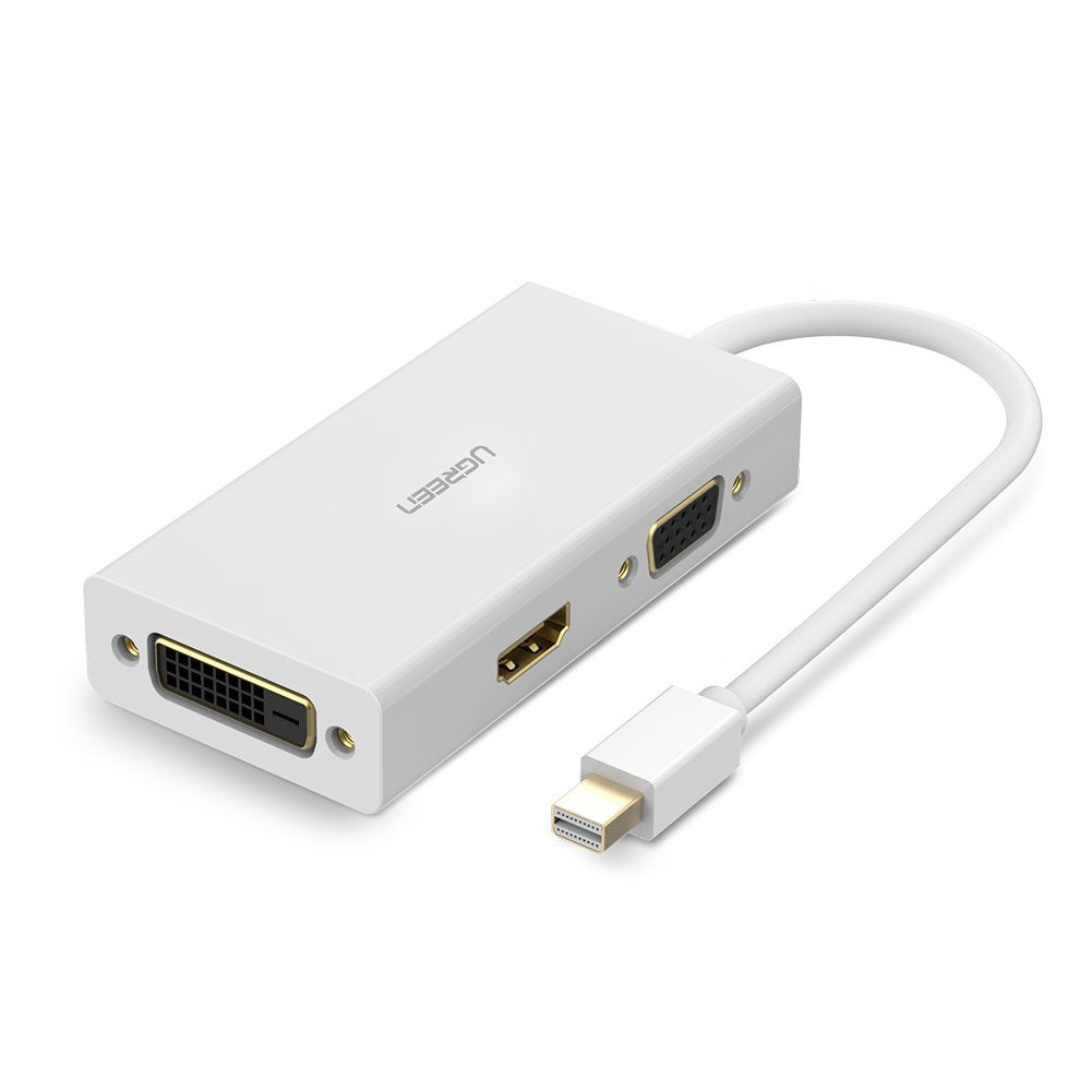 UGREEN 3-in-1 Mini DisplayPort to HDMI/VGA/DVI Adapter - 13.3cm (20417)