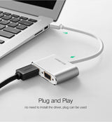 UGREEN Mini DisplayPort to HDMI and VGA Adapter - Silver (20421)