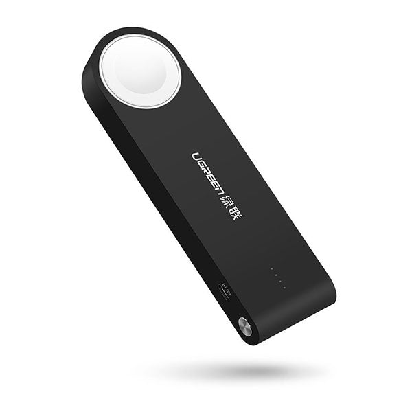 UGREEN 2200mAh Portable Power Bank with Magnetic Charger for Apple Watch and iPhone (Black)