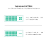 UGREEN 1M HDMI to DVI 24+1 Cable - Enhanced Signal Transmission and Dual Mode Support - Rear View