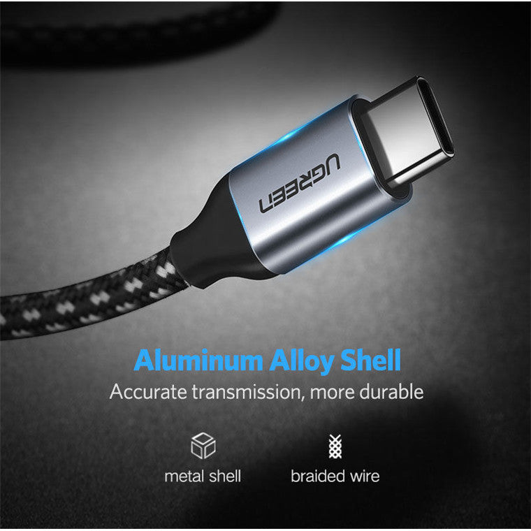 UGreen Type C to 3.5mm Female Adapter Cable - 10CM (Not Compatible with Samsung Smartphones)