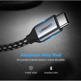 UGreen Type C to 3.5mm Female Adapter Cable - 10CM (Not Compatible with Samsung Smartphones) - Front View