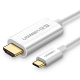 UGreen 1.5M White Type-C to HDMI Cable 30841