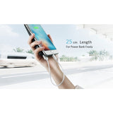 UGREEN Type-C to HDMI and VGA Dual Display Adapter - White - Top-Down View