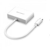 UGREEN Type-C to HDMI and VGA Dual Display Adapter - White