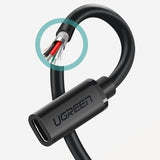 UGREEN 40574 0.5M USB C Extension Cable for Fast Charging and 4K Video Transfer