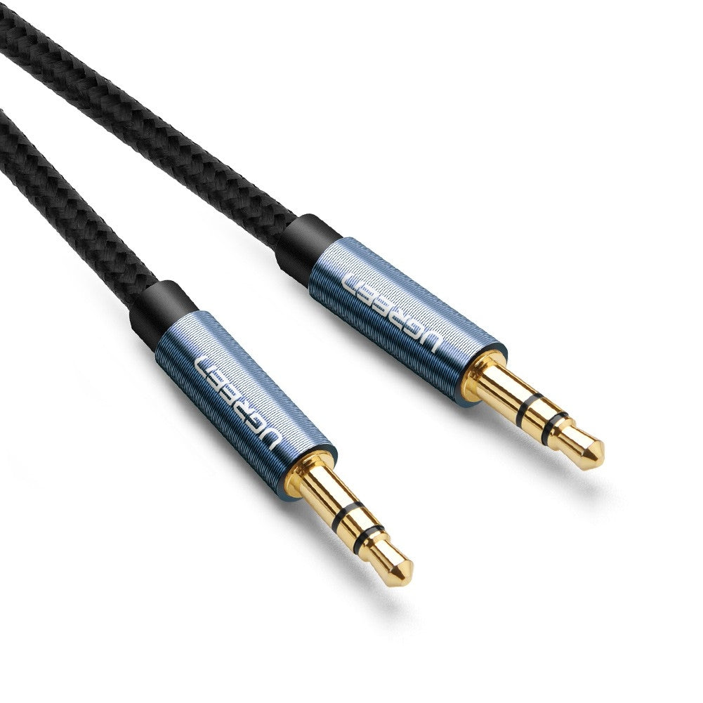 Ugreen 2M 3.5mm Male to Male Stereo Audio Cable - Premium White Edition, Model 50368