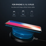 UGREEN 10W Qi Wireless Charging Pad - Black - Side View