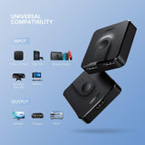 UGREEN 2-Input 4K HDMI Selector/Splitter in Black (50966) - Side View