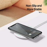 UGREEN Qi Wireless Fast Charger - White 60112 - Side View