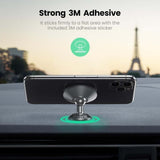 UGREEN 60316 Magnetic Dashboard Phone Mount with Alloy Design - Front View