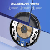UGREEN 60470 Qi Wireless Charging Pad - Fast Charge for iPhone and Samsung - Side View