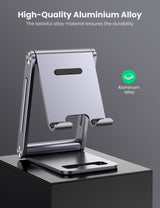 UGREEN 80708 Versatile Aluminum Phone Stand - Front View