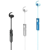 Simplecom BH310 Bluetooth Sports Earbuds with Magnetic Design and Premium Sound Quality in Blue - Side View