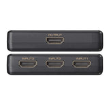 Simplecom CM303 3-Port Ultra HD HDMI Switcher with Remote Control - 4K@60Hz Splitter - Front View
