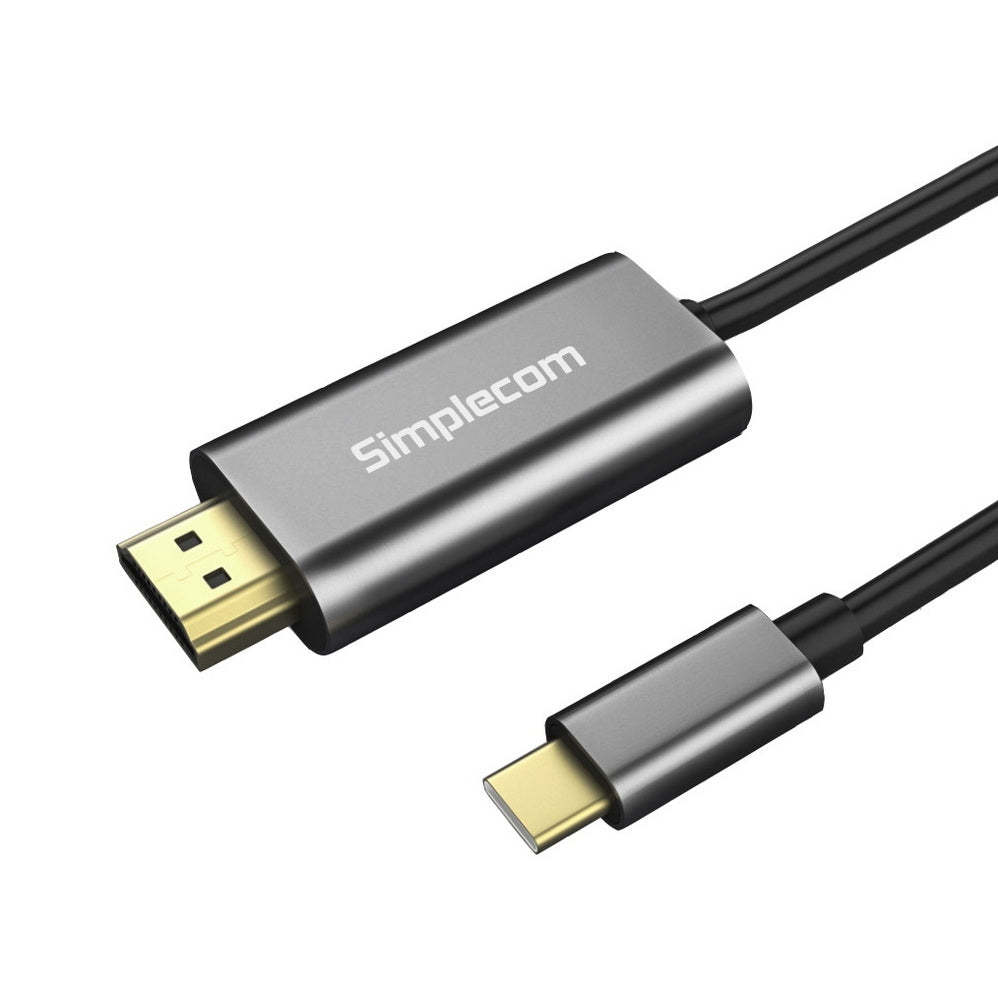 Simplecom DA321 1.8M USB-C to HDMI Cable - 4K@30Hz High-Performance Adapter