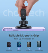 CHOETECH Magnetic Car Vent Mount for iPhone 12 Series - Secure Air Vent Phone Holder - Top-Down View