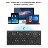CHOETECH BH-006 Sleek Wireless Bluetooth Keyboard for Multiple Devices - 45-Degree Angle