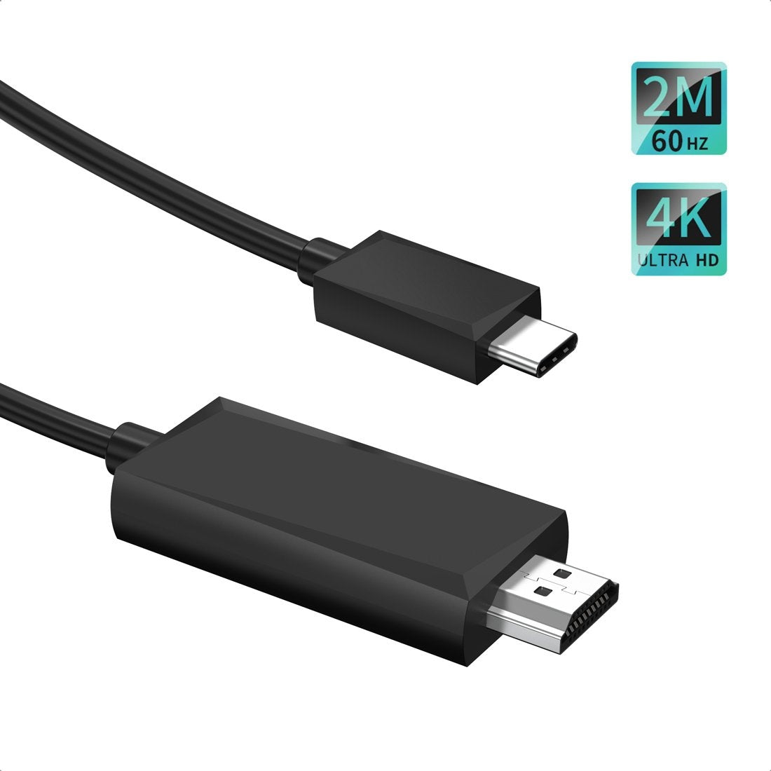 CHOETECH 2M USB-C to HDMI Cable - 4K 60Hz Video Output