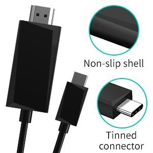 CHOETECH 2M USB-C to HDMI Cable - 4K 60Hz Video Output