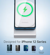Choetech H047 Magnetic Fast Wireless Charging Stand for iPhone 12 Series - Front View