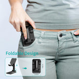 CHOETECH H88 Versatile Adjustable Phone and Tablet Holder - Black - Rear View