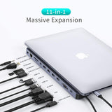CHOETECH USB-C 11-in-1 Multiport Hub Adapter - Front View