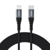 CHOETECH 2M USB-C to iPhone MFi Certified Fast Charging Cable - Front View