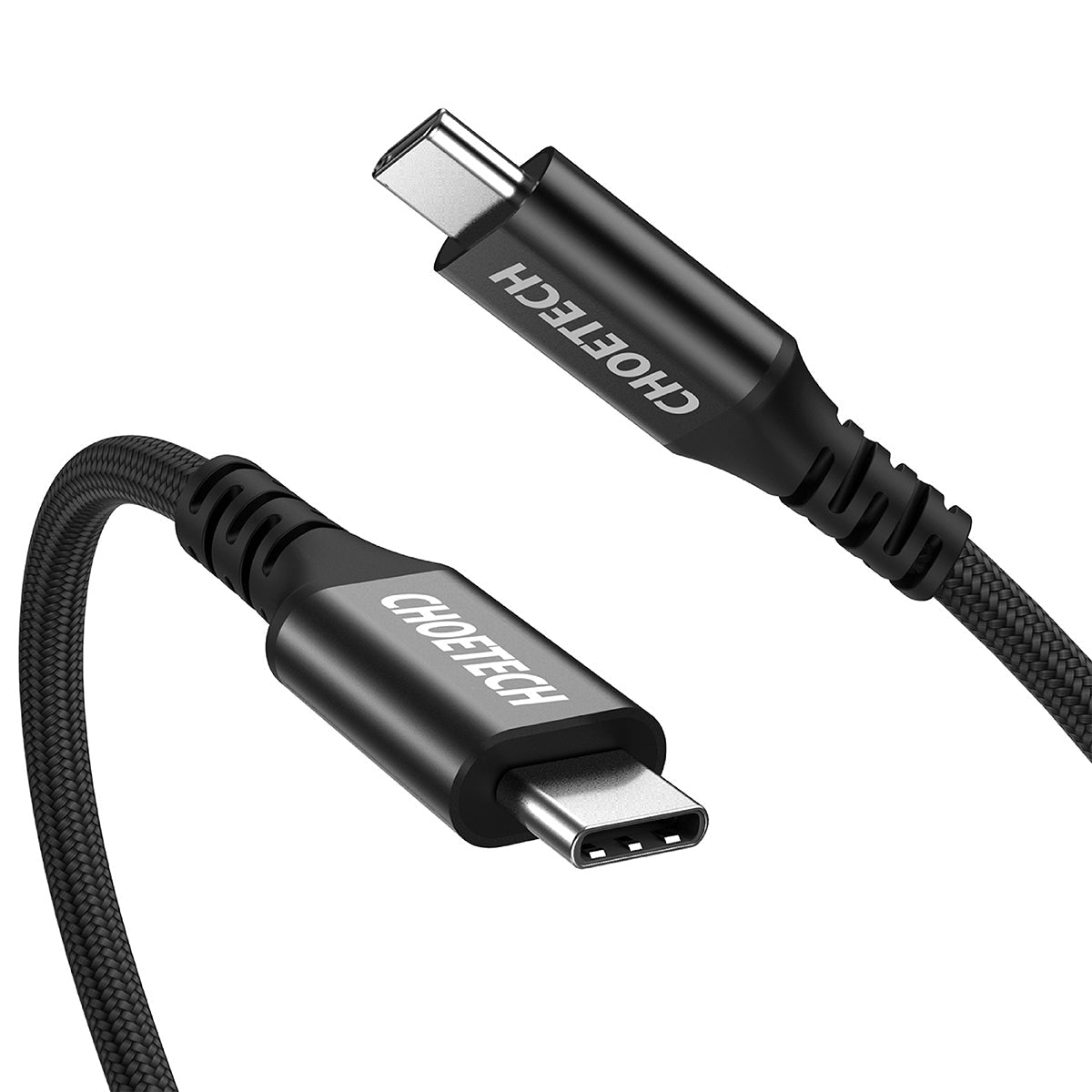 CHOETECH XCC-1007 100W USB-C Braided Fast Charge Cable (20V 5A, 2M)