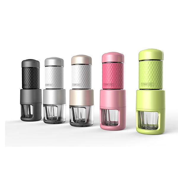 STARESSO Award-Winning Portable Espresso Maker - Quick Cold Brew and Cappuccino Machine in Black