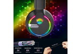 SoulBytes S19 RGB Gaming Headset with Noise-Cancelling Microphone - 45-Degree Angle