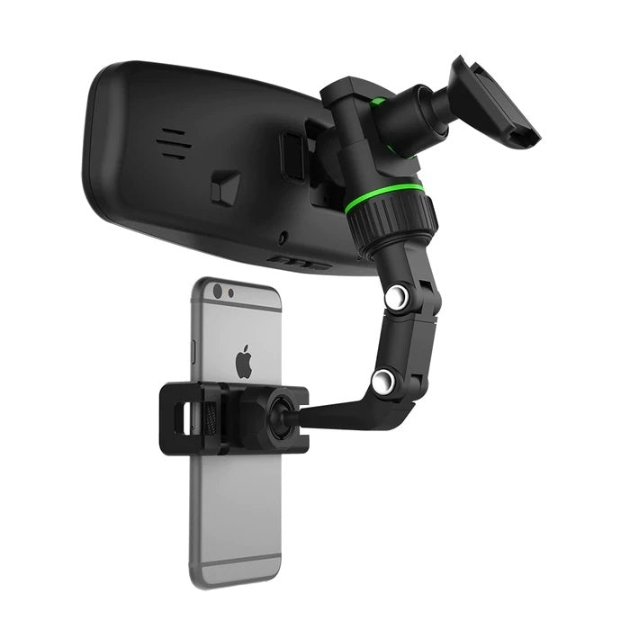 TEQ 360° Rotating Car Phone Mount for Rearview Mirror