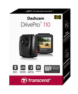 Transcend DrivePro 110 Dashcam with 16GB Storage and 2.4 LCD Display