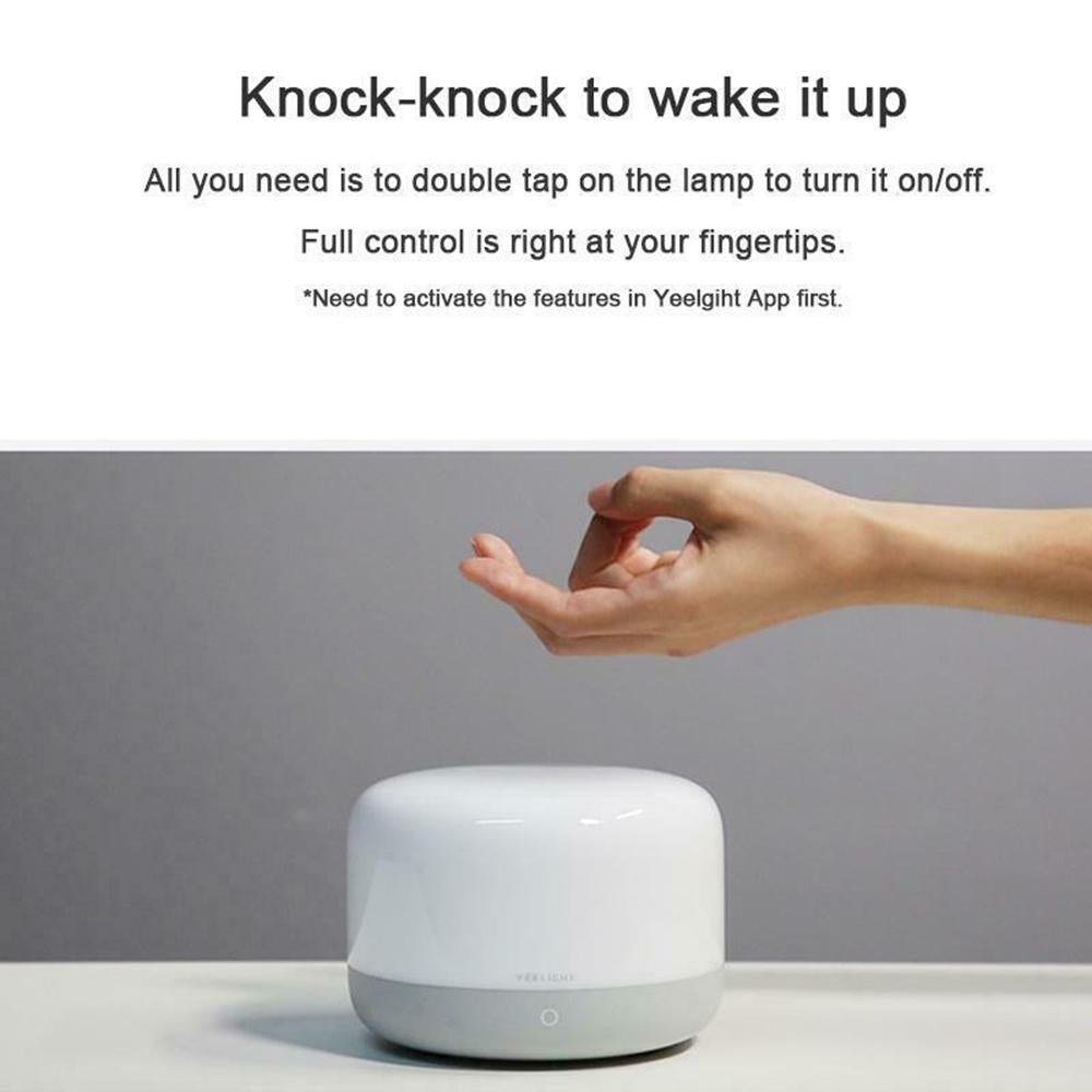 Smart Touch Control LED Bedside Lamp D2 with Color Adjustment and Voice Assist Integration