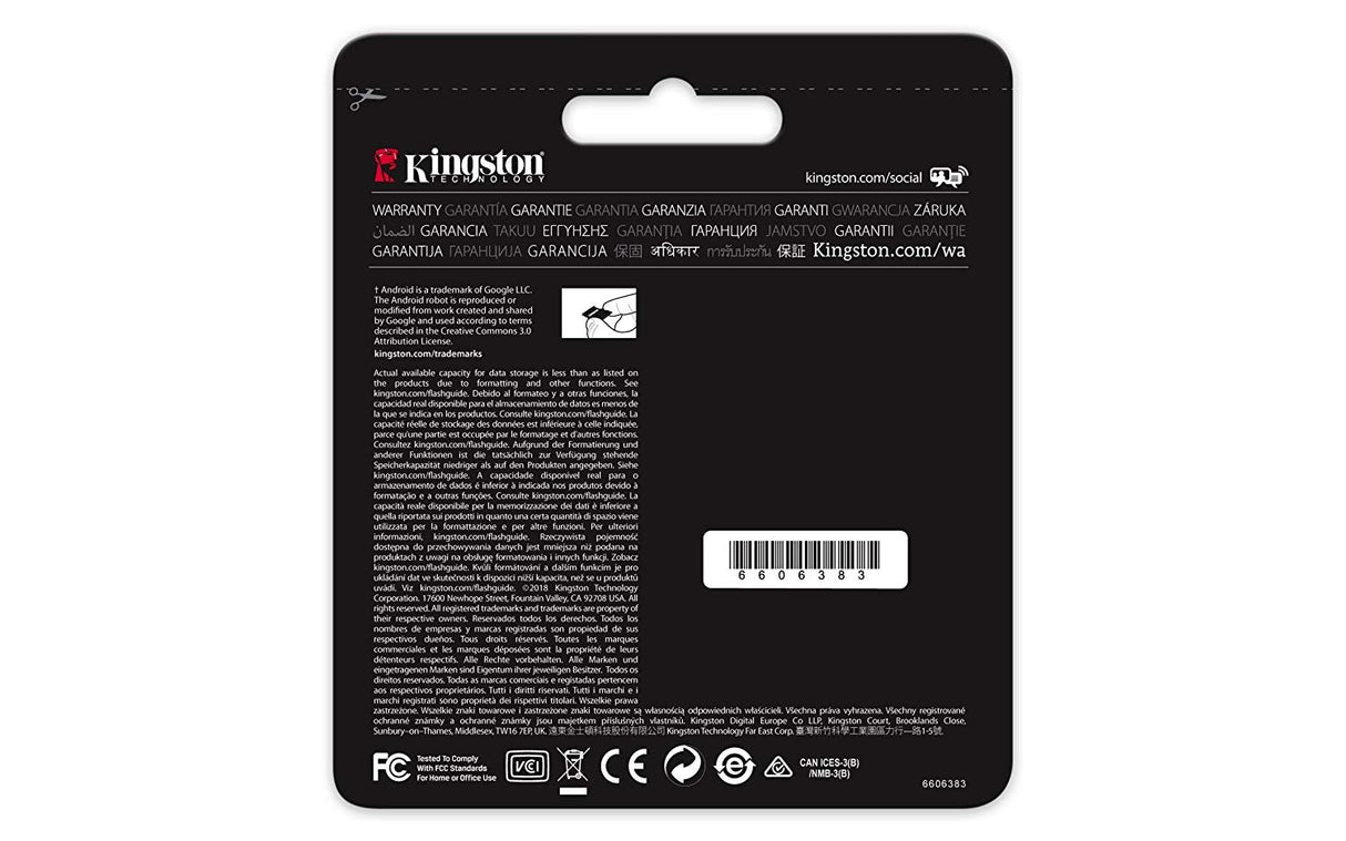 KINGSTON Canvas React 32GB MicroSD Card - 100MB/s Read, 70MB/s Write with SD Adapter