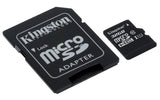 KINGSTON Canvas Select 32GB MicroSD Card with SD Adapter - 80MB/s Read Speed for HD Filming and High-Resolution Photos - Front View